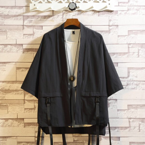 Chinese Style Loose Kimono Shirt - Image 2