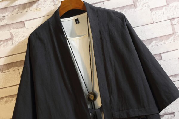 Chinese Style Loose Kimono Shirt - Image 5