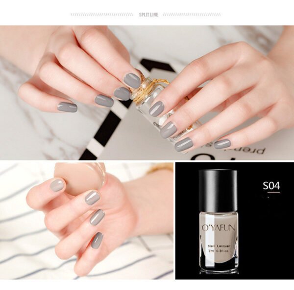 Ouyafei New Nail Polish, Quick-Drying, Long-Lasting, Tearable Nail Polish, No Baking Nail Polish Sequins Wholesale - Image 4