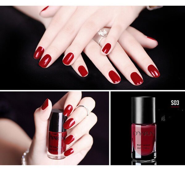 Ouyafei New Nail Polish, Quick-Drying, Long-Lasting, Tearable Nail Polish, No Baking Nail Polish Sequins Wholesale - Image 3