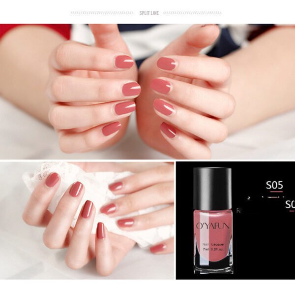 Ouyafei New Nail Polish, Quick-Drying, Long-Lasting, Tearable Nail Polish, No Baking Nail Polish Sequins Wholesale - Image 5