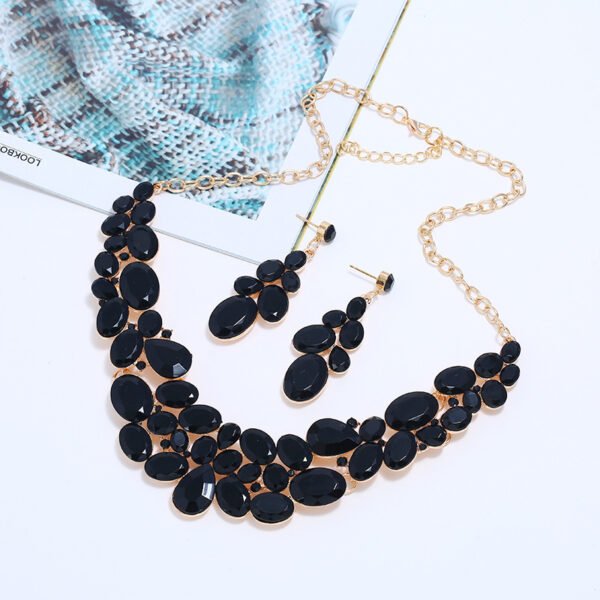 Necklace Set Necklace Earrings Jewelry Two Piece Set - Image 3