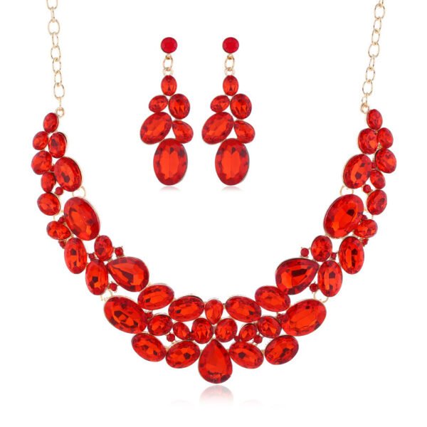 Necklace Set Necklace Earrings Jewelry Two Piece Set - Image 5