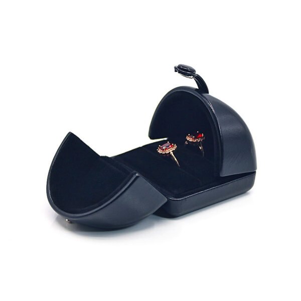 Pendant Box Bracelet Box Double Opening Snap Button Packaging Box - Image 2
