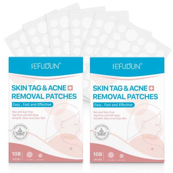 Acne Skin Tag Remover Beauty Acne Patch Wart Removal Stickers Removal Care Invisible Blackhead Skin Patch - Image 4