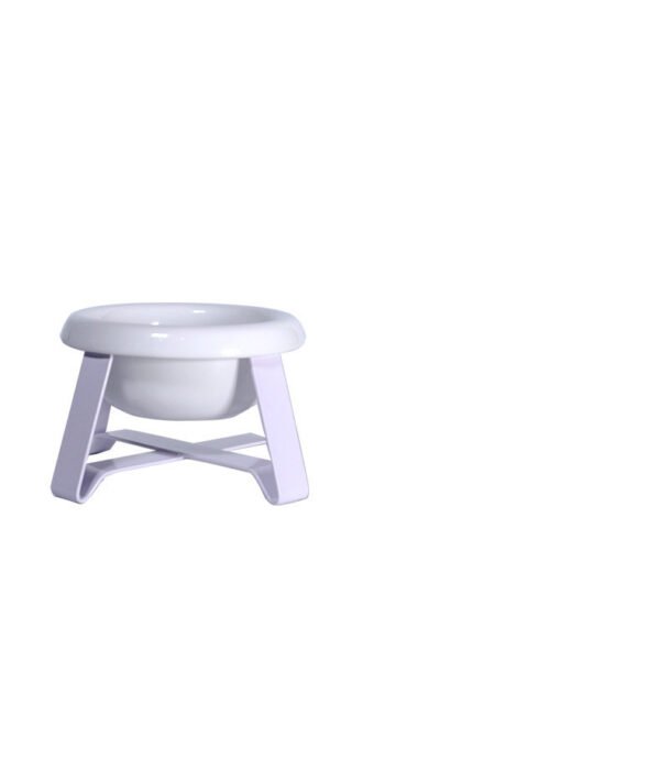Pet Bowls Creative Antislip Cat Feeding Bowl Cat Food Bowl With Iron Stand 2 In 1 Pet Food Water Feeder Pet Feeding Supplies - Image 5