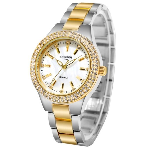 Diamond-studded Non-mechanical Quartz Women's Watch - Image 3
