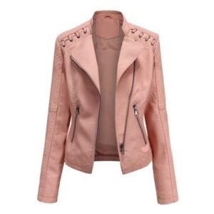 Slim Fit Leather Jacket