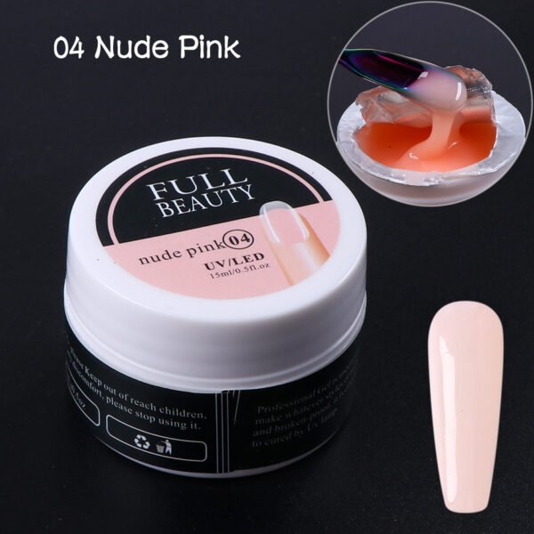 White Transparent Quick Manicure Extension Glue Quick Removable Art Tool - Image 4