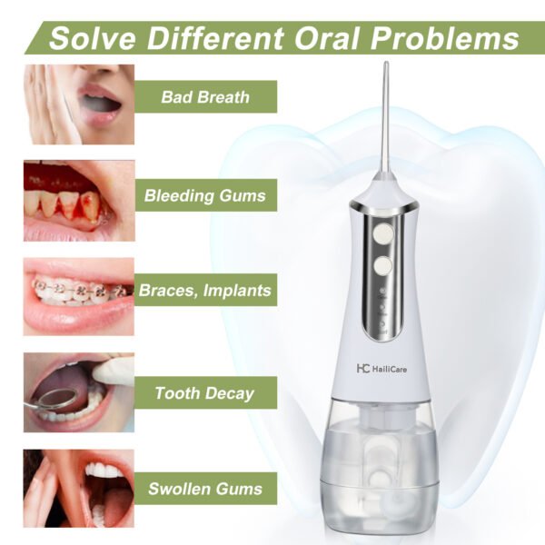 Water Flossing Dental Cleaning Machine Portable Electric Household Oral Cleaning - Image 4