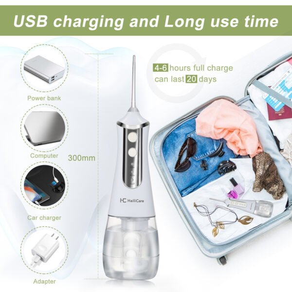 Water Flossing Dental Cleaning Machine Portable Electric Household Oral Cleaning - Image 6