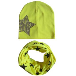 Winter Autumn Baby Boy Girl Hat Scarf