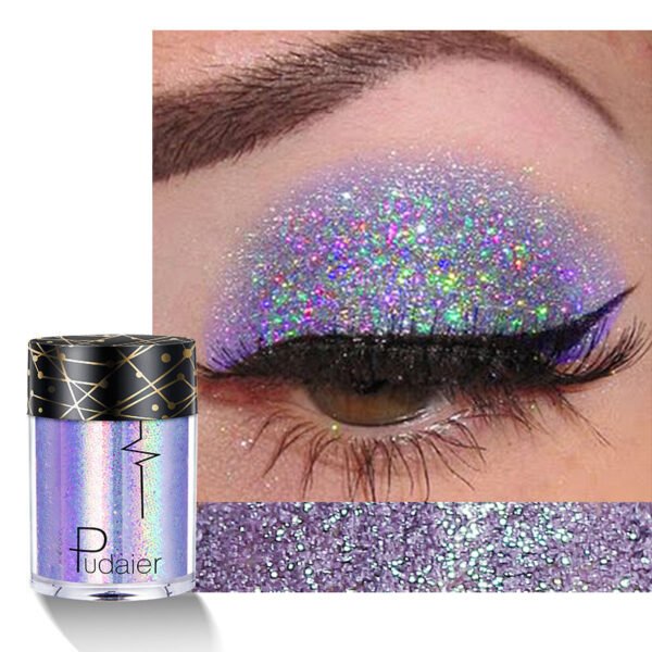 Monochrome Eyeshadow Glitter Glitter Sequins Mermaid Ji Color Shine Starry Sky Eyeshadow - Image 2