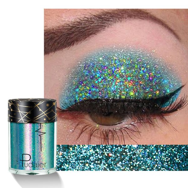 Monochrome Eyeshadow Glitter Glitter Sequins Mermaid Ji Color Shine Starry Sky Eyeshadow - Image 3