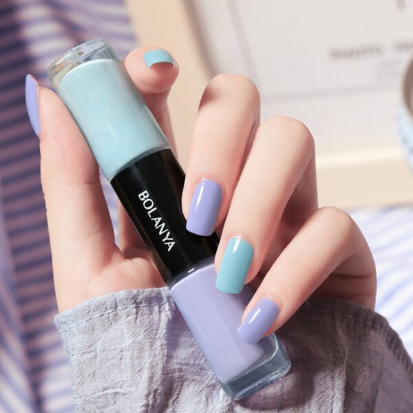 Oily Two-Color Nail Polish, No Baking, No Peeling, Quick Drying - Image 6