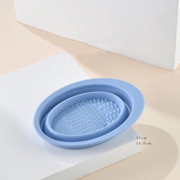 Scrubbing Plate Makeup Brush Cleaning Pad Makeup Brush Cleaning Bowl - Image 6