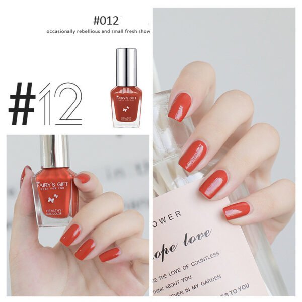 Nail Polish Tear-Free Baking-Free Water-Based Nail Polish New Summer Nail Polish Transparent Gloss Nail Polish - Image 4
