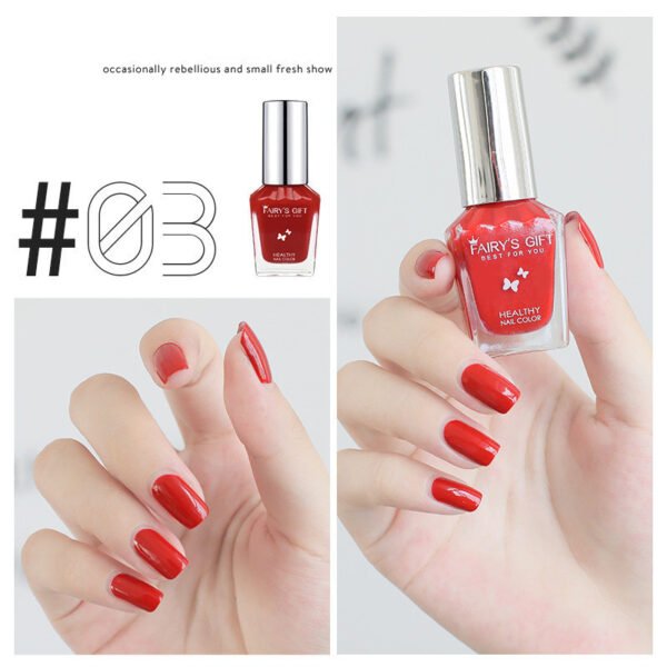 Nail Polish Tear-Free Baking-Free Water-Based Nail Polish New Summer Nail Polish Transparent Gloss Nail Polish - Image 10