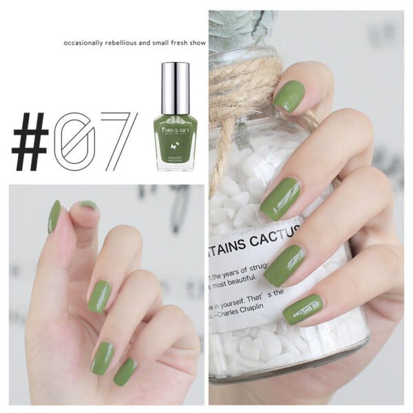 Nail Polish Tear-Free Baking-Free Water-Based Nail Polish New Summer Nail Polish Transparent Gloss Nail Polish - Image 9