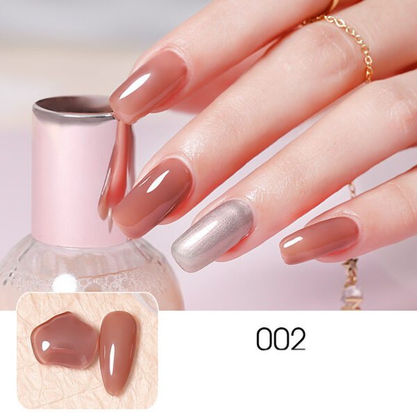 Ice-through Jade Nude Powder Dirty Purple Nail Polish - Image 2
