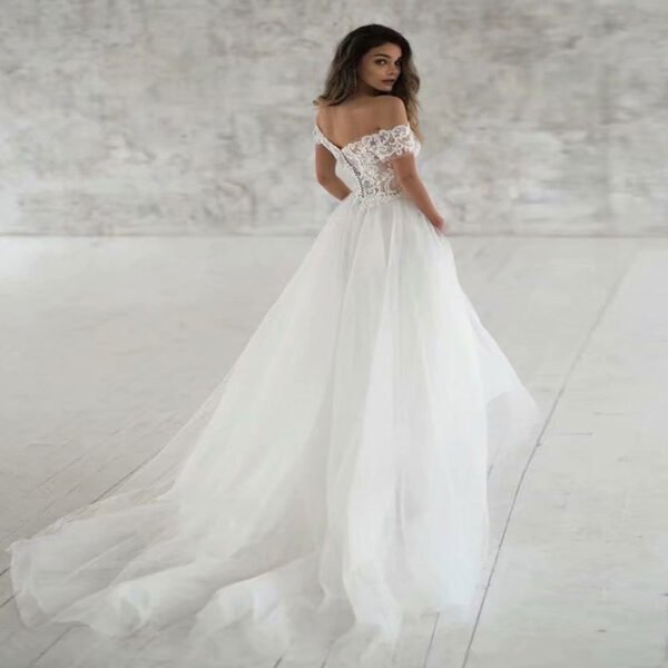 The New Lace Light Wedding Dress Is Elegant, Simple And Thin - Image 4