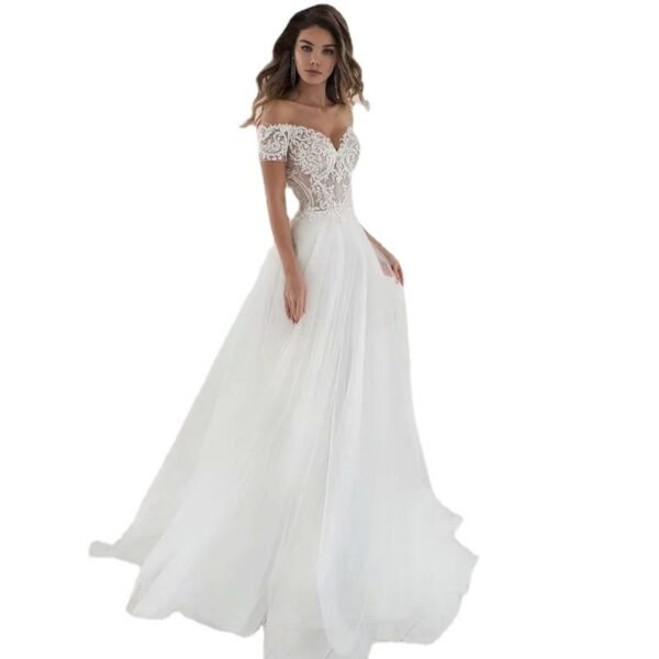 The New Lace Light Wedding Dress Is Elegant, Simple And Thin - Image 2