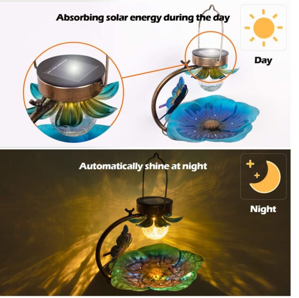 Solar Crack Ball Bird Feeder - Image 3