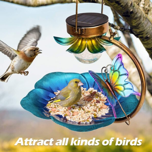Solar Crack Ball Bird Feeder - Image 2