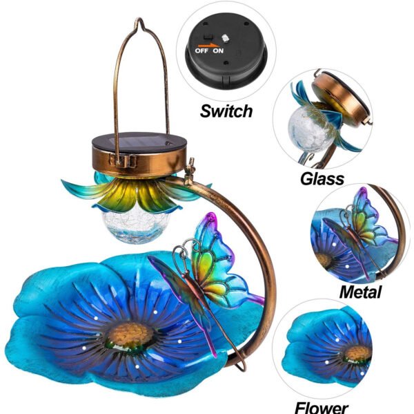 Solar Crack Ball Bird Feeder - Image 5