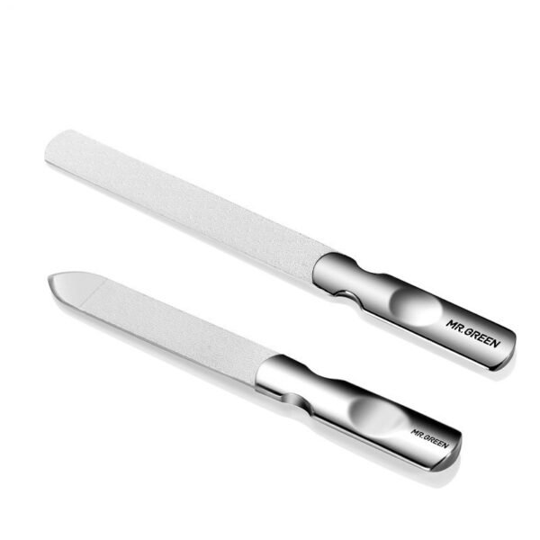 Double Sided Nail Files Stainless Steel Manicure Pedicure Grooming For Professional Finger Toe Nail Care Tools - Image 7