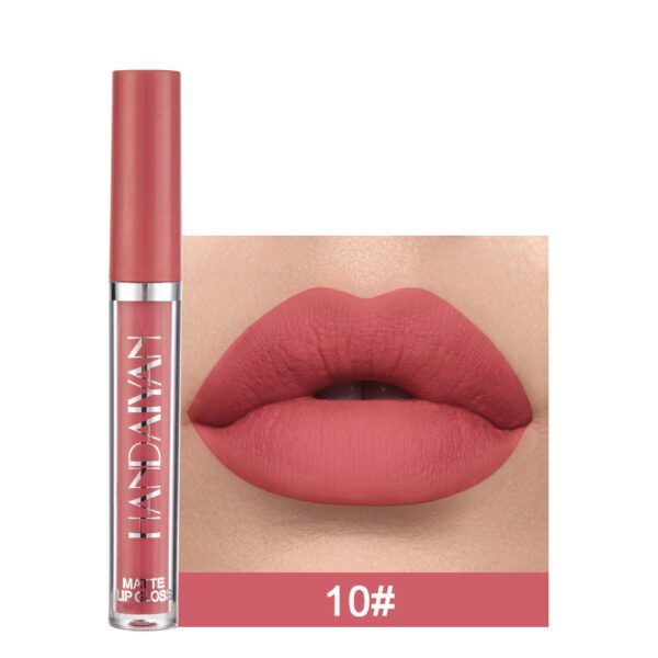 Matte Non-stick Cup Lip Gloss, Non-fading Matte Liquid Lipstick - Image 6