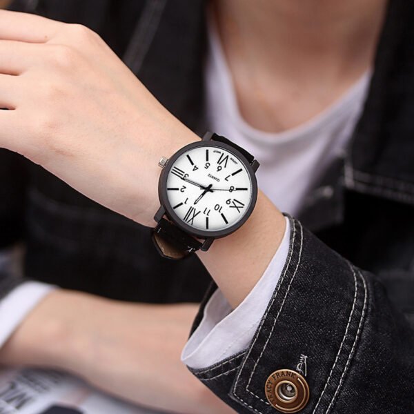 Fashion All-Match Roman Scale Couple Watch - Image 4