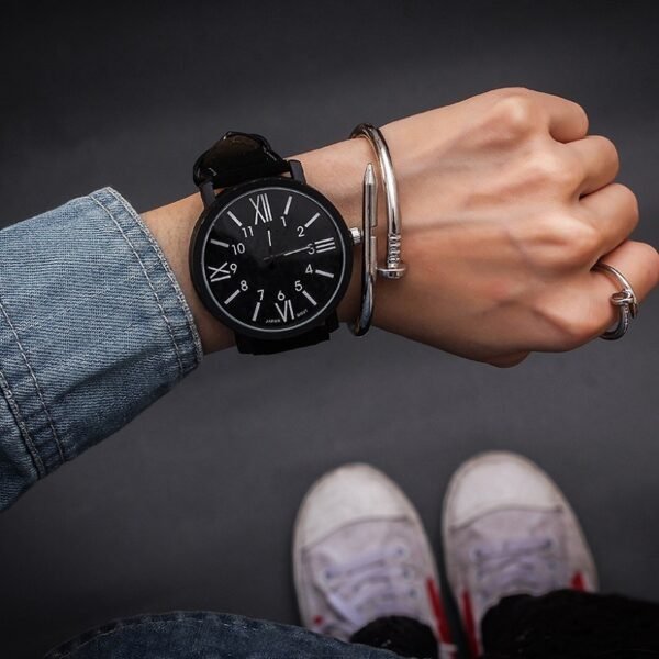 Fashion All-Match Roman Scale Couple Watch - Image 5