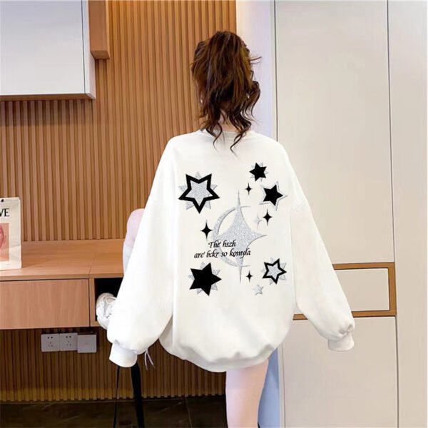 Autumn And Winter Round Neck Sweater Loose Top - Image 2