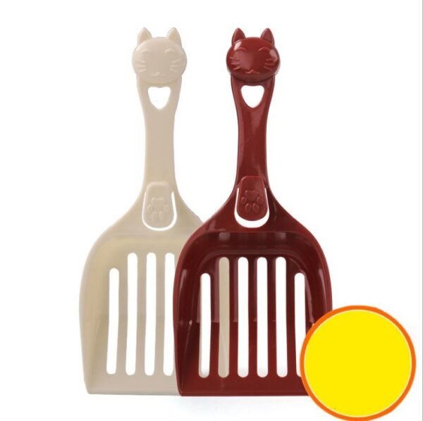Plastic cat litter shovel cat head cat shovels - Image 2