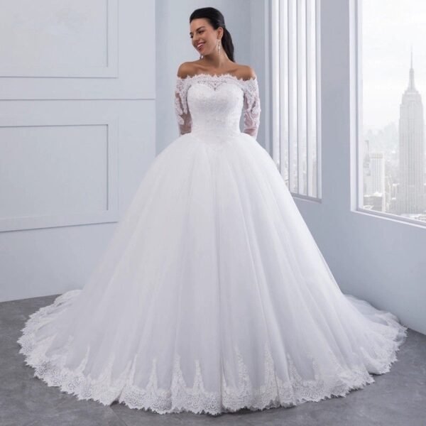 Wedding Bridal Wedding Lace Large Tail - Image 9