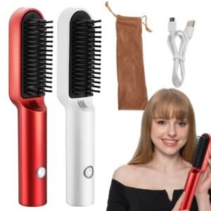 Hair Straightener USB Wireless Charging Comb