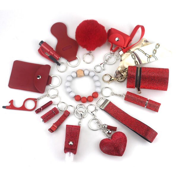 Diving Fabric Self-defense Alarm Keychain - Image 9