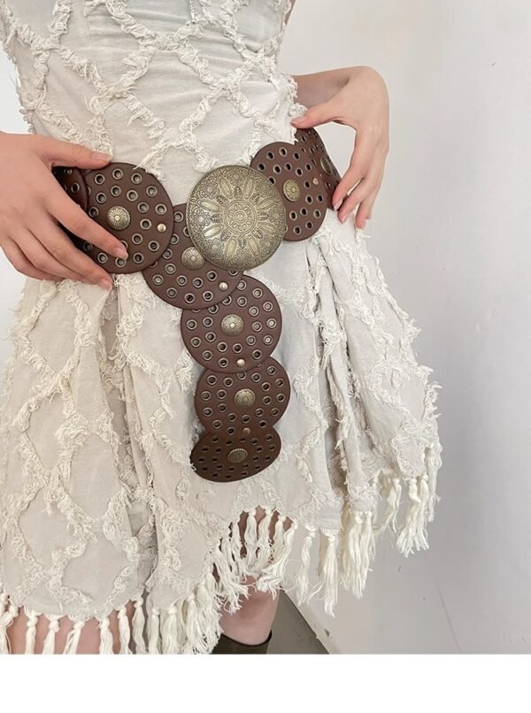 American Retro Round Hollow Waist Seal - Image 9