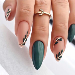 Bright Frosted Double Nail Art