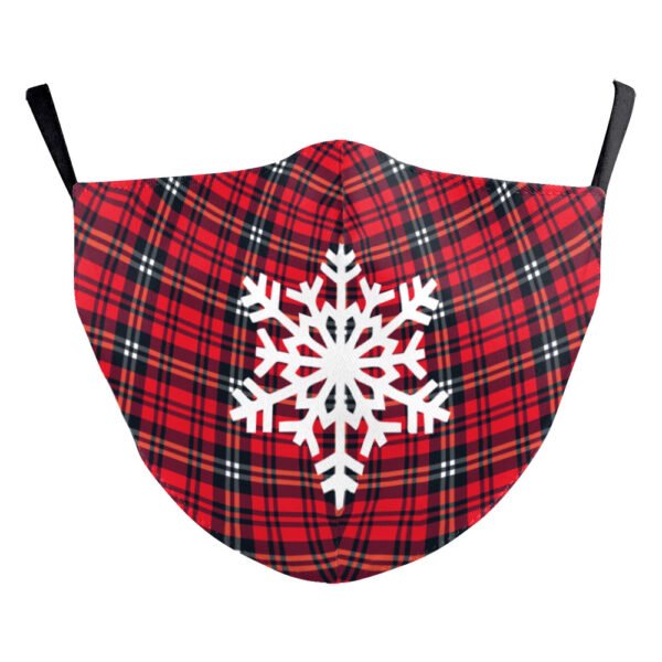 Christmas Beard Digital Printing Face Creative Double-layer Dust Mask - Image 8