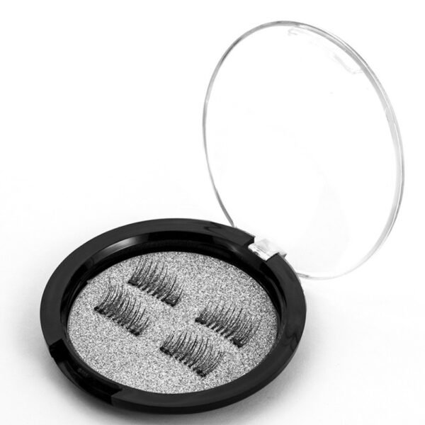 Compatible with Apple, 2021 New False Eyelashes 6D Magnetic Eye Lashes Double Magnet Fake EyeLashes Hand Made Strip Lashes cilios posticos - Image 5