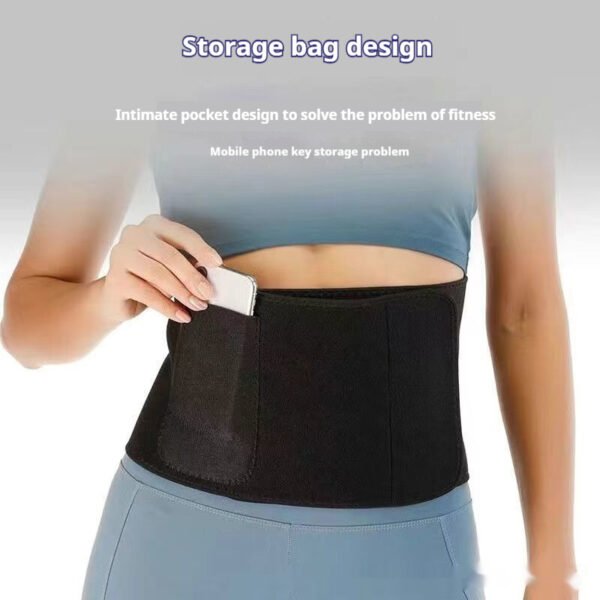 Sports Fitness Waist Support Squat Running Training Violently Sweat Belt - Image 3