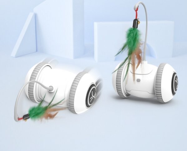 Swappable Head Interactive Cat Feather Toy - Image 3