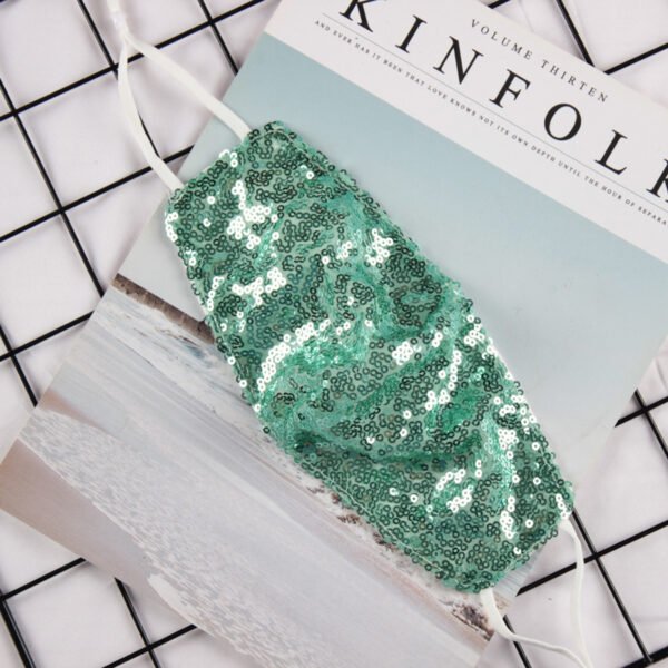 Sequin Fashion Dustproof Personalized Decorative Mask - Image 7