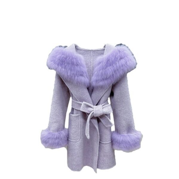 Autumn And Winter Coat Women's Sheepskin Woolen Slim Fit - Image 5
