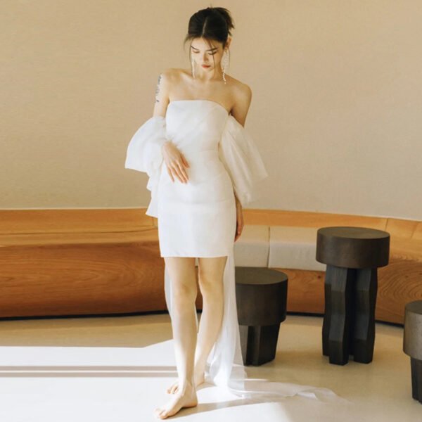 Small Light Wedding Dress Short Super Fairy - Image 6