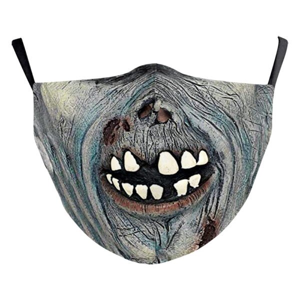 Digital Printing Halloween Clown Funny Horror Double-layer Dust Mask - Image 4