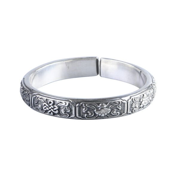 Siam Antique 999 Silver Bracelet Retro Female - Image 5