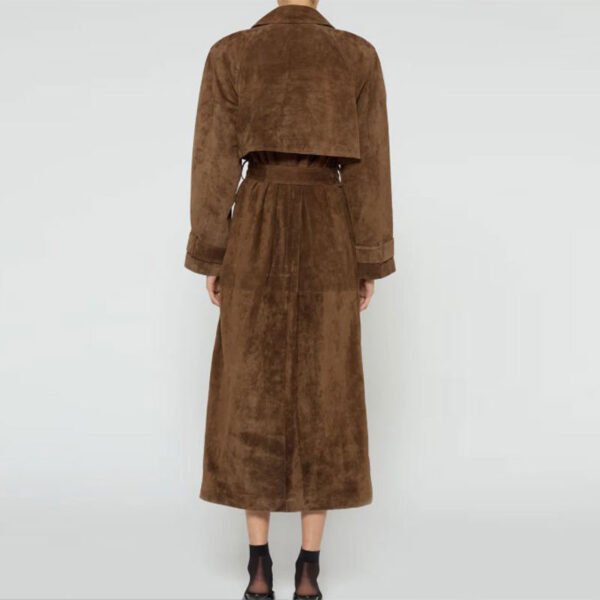 Classic Double-Breasted Trench Coat - Image 5